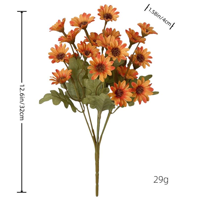 Autumn Color Daisy Bouquet - Small Wild Chrysanthemums for Home Decoration