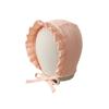 Ruffle Infant Beanie Cap 100% Cotton Baby Hat Vintage Muslin Baby Bonnet  Girls Boys Summer Autumn
