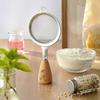 Fine Mesh Strainer, DQELFA Stainless Steel Small Fine Mesh Sieve with Ergonomic Wooden Handle for Kitchen, Matcha, Cocktail, Juice Tea and Coffee