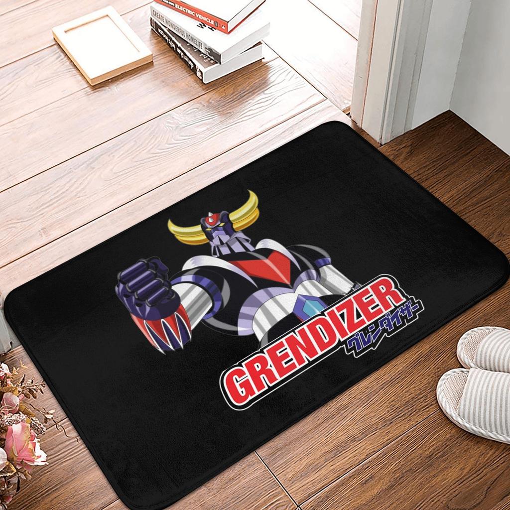 UFO Robot Mazinger Z Front Door Floor Entrance Mats Outdoor Anime Bath Kitchen Doormat Bedroom Carpet Rug