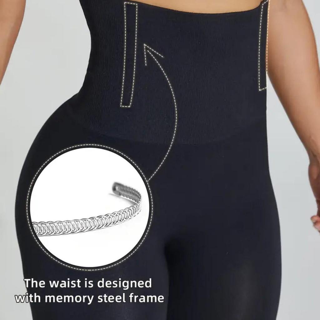 High-Waisted Body Shaping Yoga Pants - Plus Size, Hip-Lifting, Tummy Slimming Fitness Tights