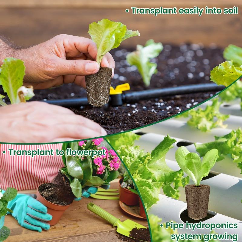 Planting Cotton Seed Grow Sponges Hydroponics Starter Replacement Root Growth Sponges Gardening Pod Garden Planting Accessories