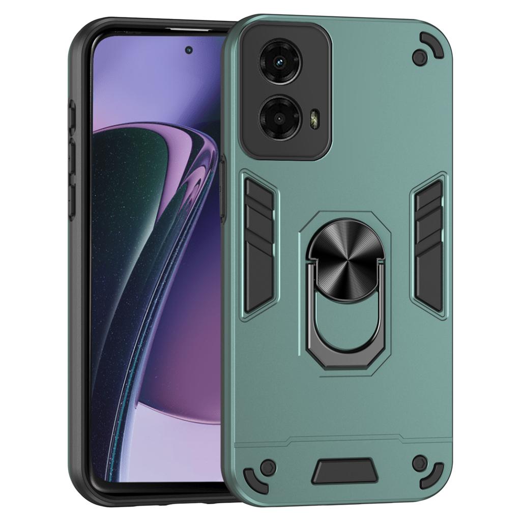 For Motorola Moto G 5G (2024) Case Kickstand Phone Cover Support Magnetic Car Mount