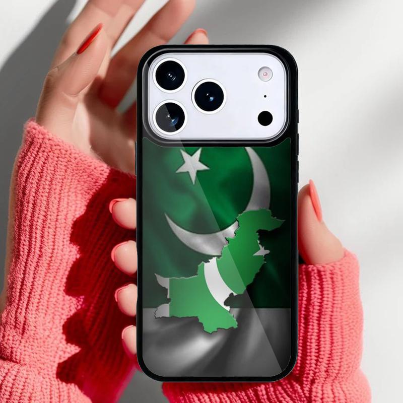 Pakistan Flag Banner Phone Case for iPhone 17 Air 16e 15 14 13 Pro Max Back Cover for 12 11 Pro Coque