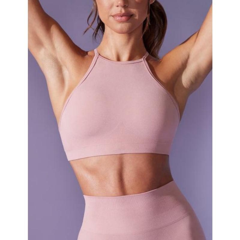 Women Solid Color Casual Sport Bra