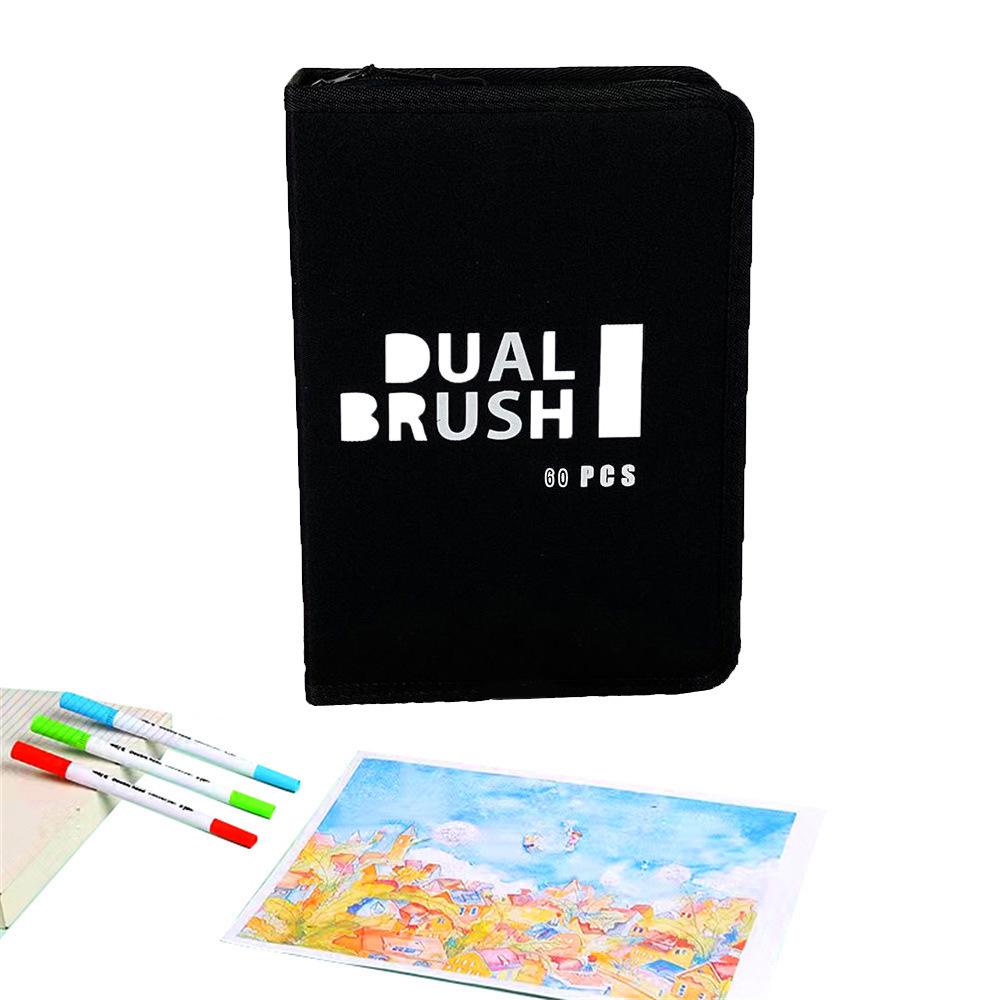 Children's Double-ended Washable Watercolor Pens with Soft Tips