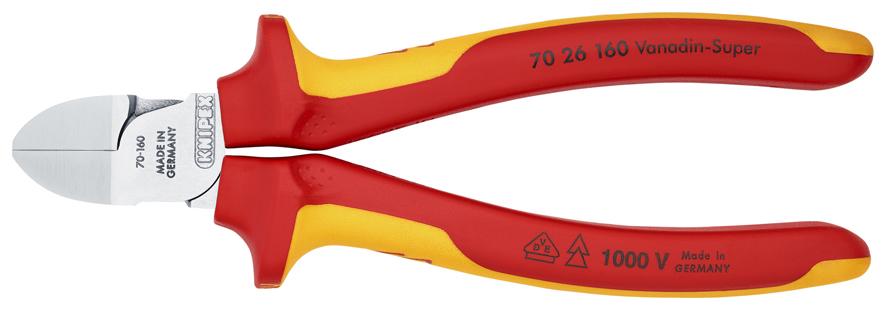 Insulated Side Cutting Pliers 160Mm - Kn 70 26 160