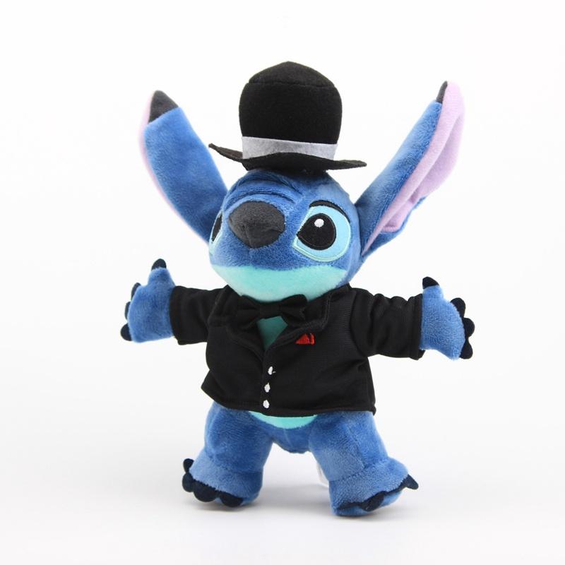 Luxurious And Cuddly New Anime Suit Lilo Stitch Plush Bear Kid Soft Toy Gift 24cm Doll Toys