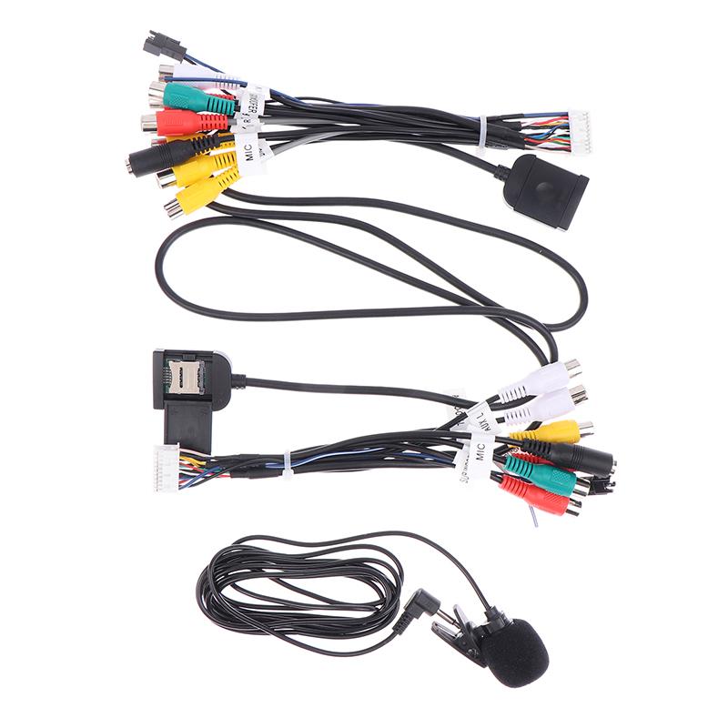 2024 Nowy adapter gniazda karty SIM dla Androida Radio Multimedia Gps 4G 20pin Złącze kabla Akcesoria samochodowe Przewody Część zamienna