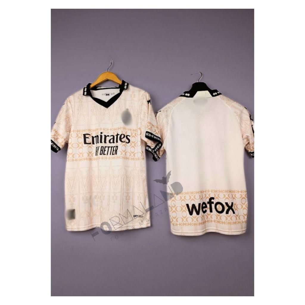 Milan's Plea.sure weißes Fußballtrikot für Erwachsene