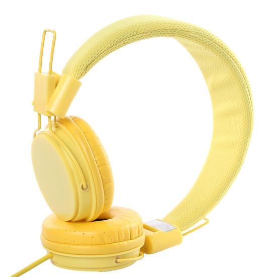 3.5mm Wired Universal Stretchable Folding Over-Ear Headphone Stereo Headset