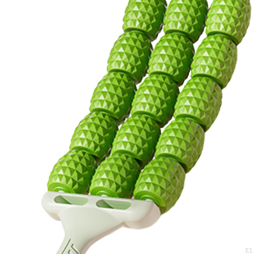 3 Row Massage Device for Leg and Back Relief, Manual Tool Body Areas