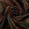 Brand Coffee Green Pure Silk Shawl Scarf Fall Winter Fashion Plaisley Design Natural Silk Scarves Wraps Women Neck Scarf