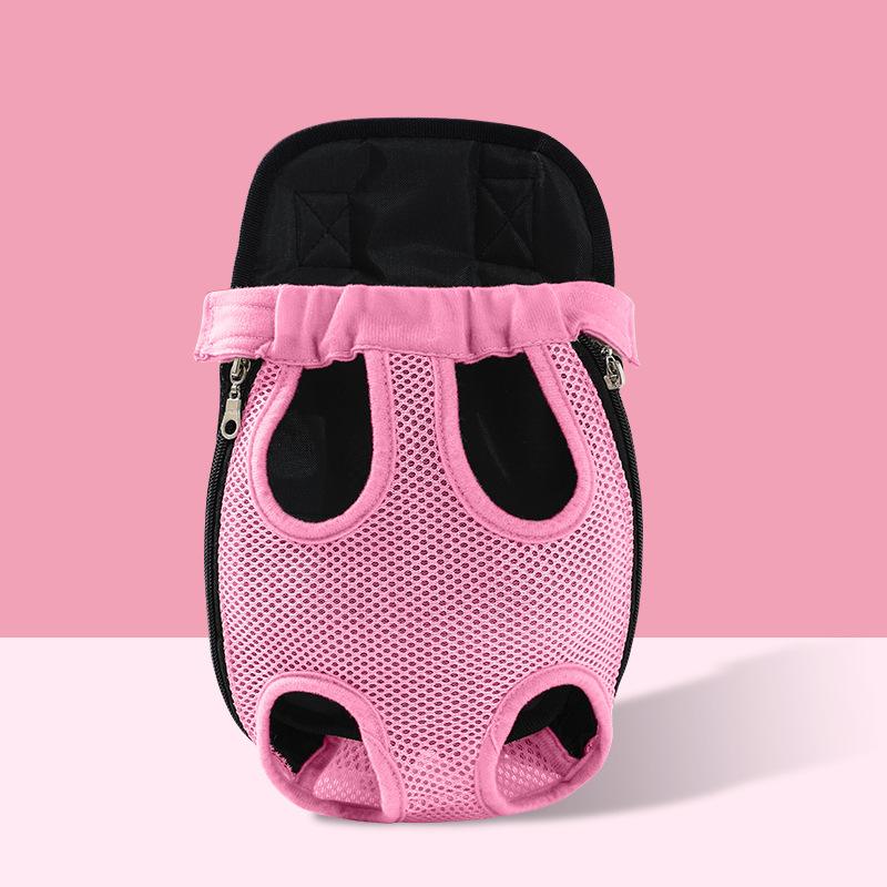 Dog Breathable Outdoor Backpack for Pets - Dual Shoulder and Chest Bag for Pets - Pet Travel Dual Shoulder Backpack - Four-legged Backpack