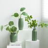 Nordic Ceramic Minimalist Retro Green Vase Ornaments, Home Dining Table, Living Room Decorationss Accessories, Floral Organ, 1Pc