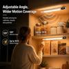 Under Cabinet Lighting,2000mAH Motion Sensor Light with 3m Detection Range,Adjustable Angles(30°+120°) Counter Lights for Desk,Kitchen