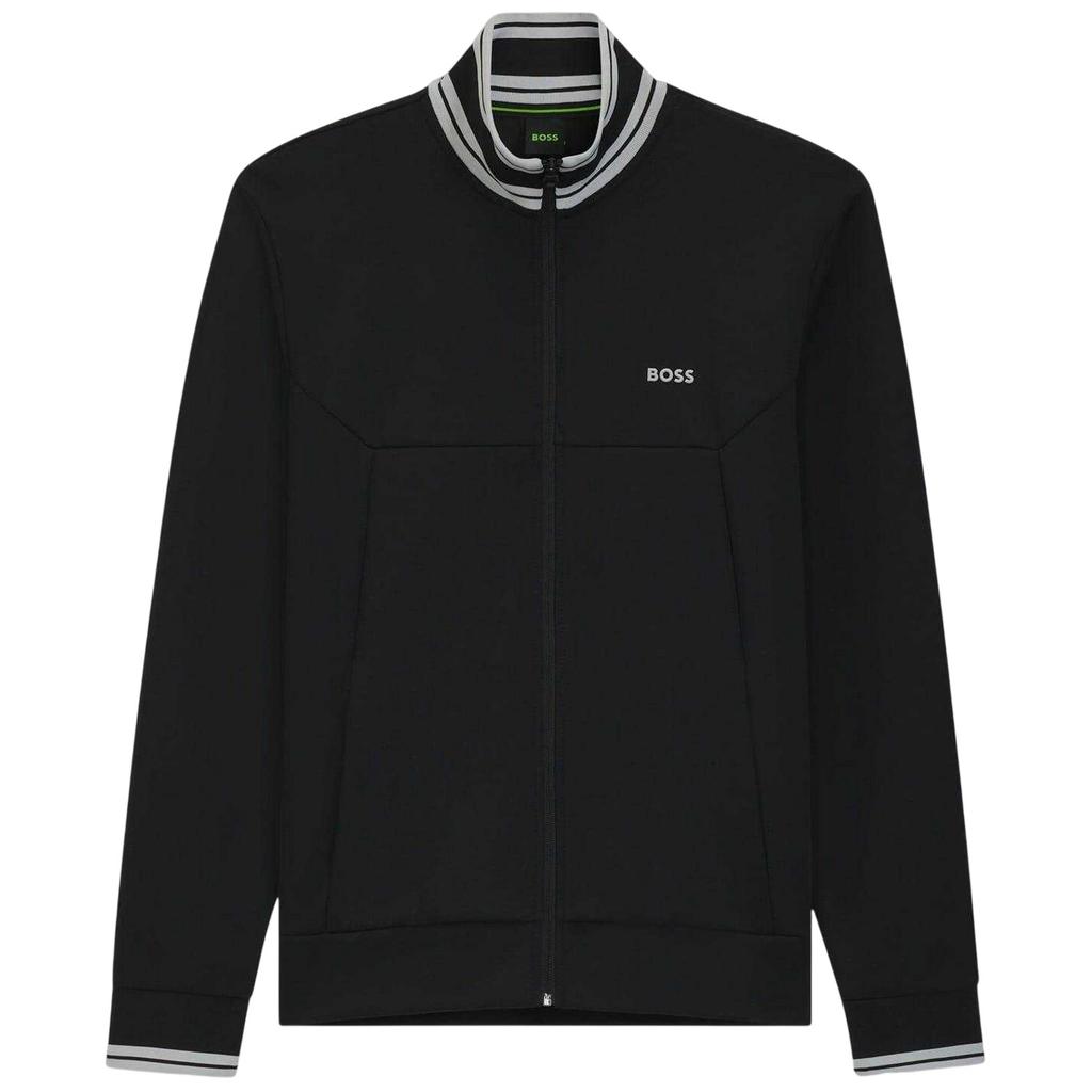 Boss Mens Embroidered Logo Regular Long-Sleeved Track Jacket