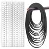 5PCS Rubber Belt Size 47-150mm Width 5mm for Recorders CDROM Video Machines