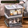 Multi-purpose Folding Storage Box Double Door Large-capacity Packing Toys Clothes Books Organizer With Cover