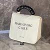 Foldable Travel Makeup Bag Large Capacity Portable Hanging Storage Toiletries Bag Women Nylon Wash Bag Cosmetic Organizer