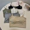 Ice Silk Strappy Tank Top with Built-in Bra, Stylish Slimming Sleeveless Design for Women, Ideal for Summer