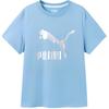 Puma Sportstyle T Shirt Ice Blue Teenagers 353924117202-80901