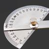 Precision Stainless Steel Angle Protractor - 0-180 Degree Adjustable Ruler, 3.94 Inch Woodworking Measurement Tool with Protective Soolies