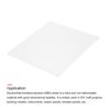 MECCANIXITY ABS Plastic Sheet 10 Inch x 10 Inch x 0.2 Inch ABS Styrene Sheets for Building Model DIY Crafts Panel White