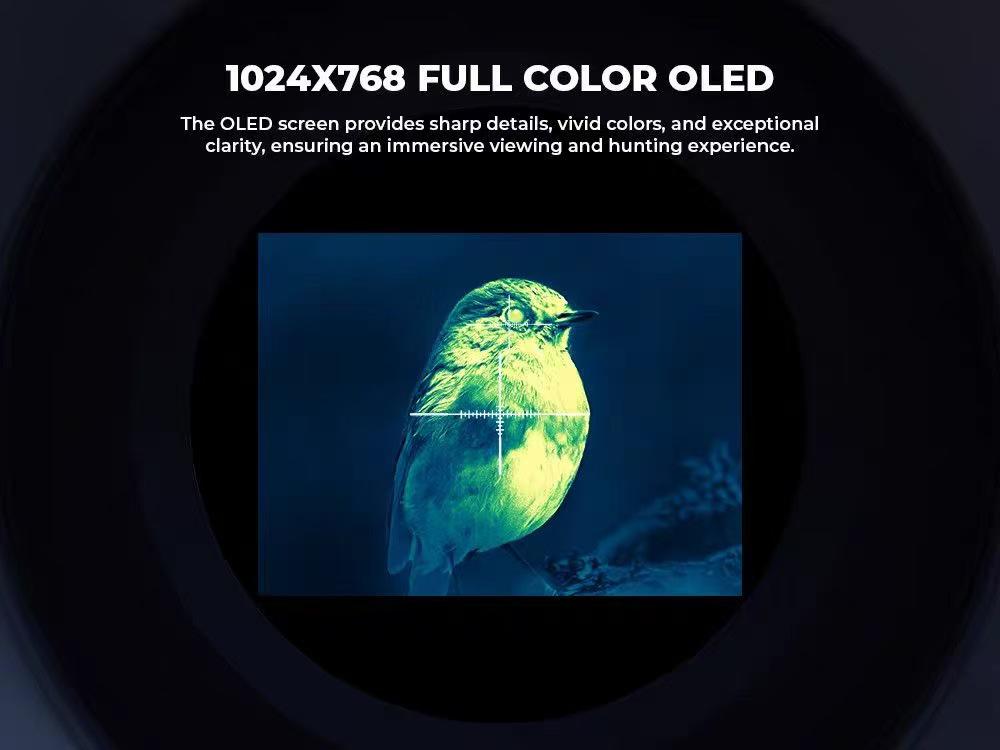 GOYOJO GRL335 Monocular Telescope: Infrared Night Vision with Rangefinder HD