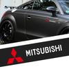 2 STKS Auto Vinyl Reflecterende Sticker Achteruitkijkspiegel Carrosserie Deur Decor Decal Voor Mitsubishi Ralliart Lancer EX Outlander 3 Pajero ASX