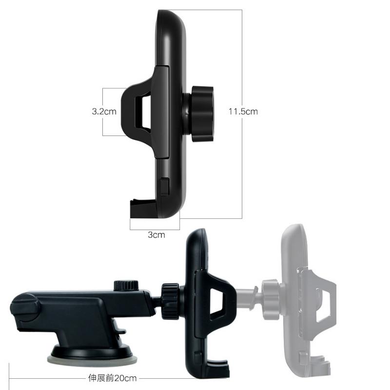 Mobile Phone Stand Long Arm Suction Cup Holder 360 Degree Rotation Universal Suction Pad Car Air Vent Phone Holder Car Accessory