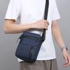 Messenger Sling Bags for Men Casual Oxford Small Zipper Crossbody Pouch Simple Mini Crossbody Phone Bag Male Side Shoulder Bag