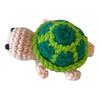 Crochet Turtle Handmade Mini Turtle Keychain Charm Cute Tortoise Doll Pendant Keyring Backpack Charm Gift for Girls Sister