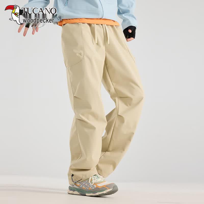 Tucano Women's Elastic Drawstring Straight-Leg Cargo Pants