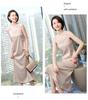2026 Summer Slim-fit Satin Spaghetti Strap Maxi Dress