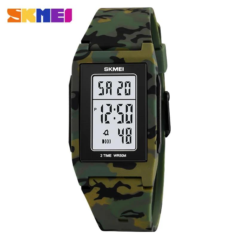 SKMEI 2321 Luxury Military Digital Watch for Men Sports Waterproof Electronic Mens Wristwatches Chrono Alarm 1988 Reloj Hombre