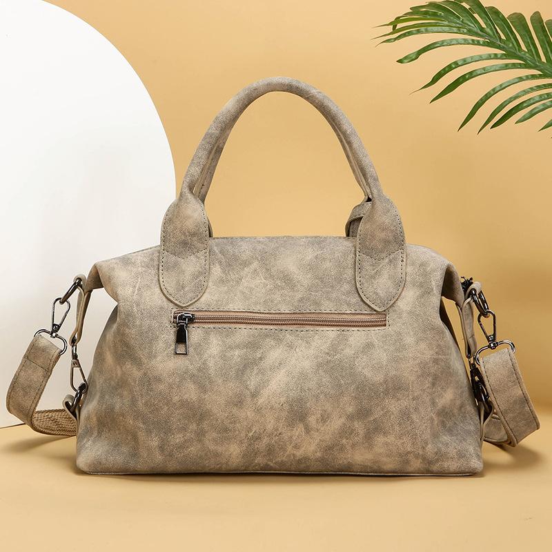 Módní a jednoduchá taška polštářovka Boston Bag Dámská taška pro dojíždění Kabelka