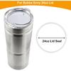 Lid Gasket for Bubba Envy 24oz Tumbler, 4 Pack Gasket Seals Compatible with Bubba Water Cup, Anti-Seepage BPA Free