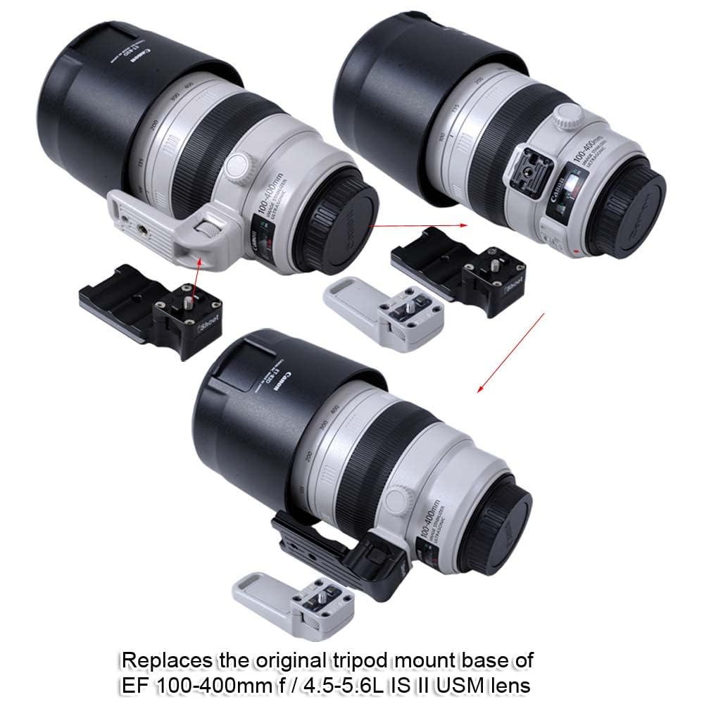 iShoot Tripod Mount Ring Camera Ring Tripod Mount Lens Support Collar Lens Bracket Collar Tripod Socket Feet for Canon EF IS II Compatible with Tripod