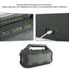Carrying Silicone Cover Case Fit for Soundcore Boom 2 with Adjustable Shoulder Strap Anti-Slip & Scratch-Resistant