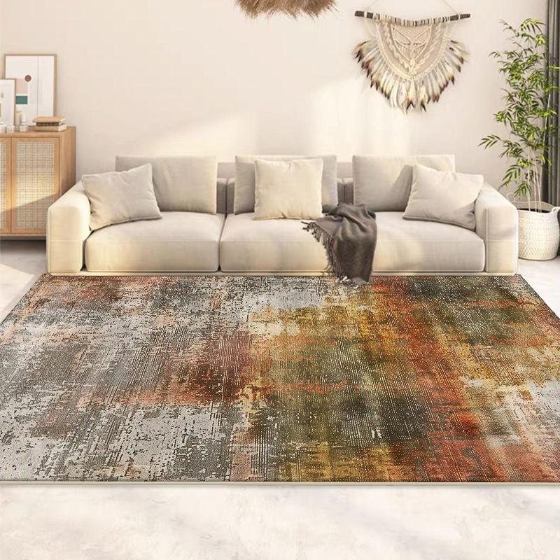 Abstract Easy Clean Rug for Living Room Nordic Style Decoration Home Sofa Area Large Carpet Bedroom Cloakroom Floor Mat Washable