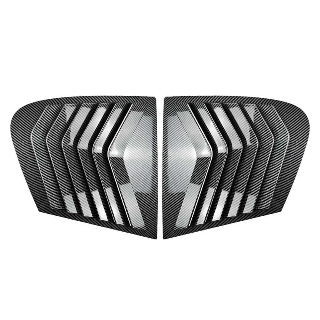 Pair Car Side Window Spoiler Cover For Bmw F20 118i 120i Hatchback 2011-2019 Rear Triangle Louver Air Splitter F20 Louver