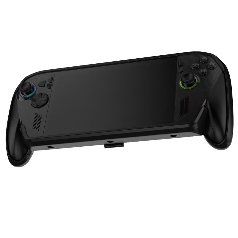 Flexible Silicone Protective Cover With AntiScratch Tempered Glass Film Portable Carrying Case For Video Game Consoles