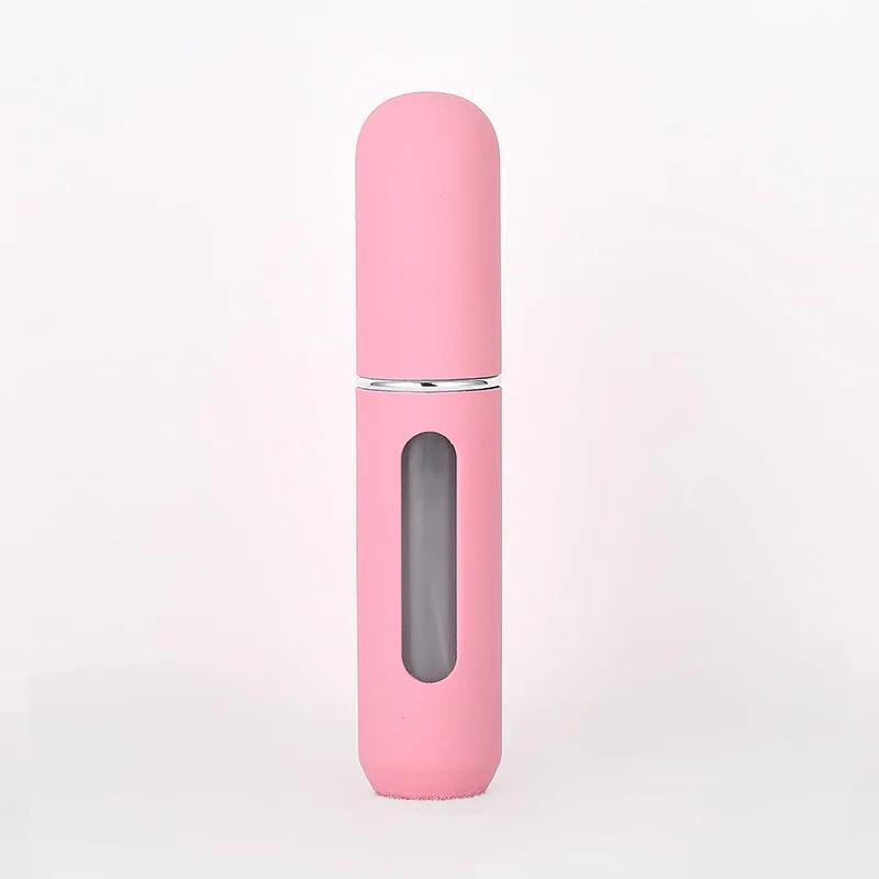 1pcs 5ml Candy Color Mini Travel Portable Bottom Filling Perfume Bottle Liquid Sub-Bottling Spray Refillable Jar Empty Cosmetic