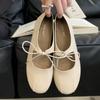 Fashion Fashion Butterfly-Knot Women Flats Shoes 2025 Mary Janes Casual Soft Female Shallow Footwear Round Toe Ladies Flats With Shoes