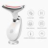 Electric Neck Massager Facial Lift Device with 3 LED Light Modes, Skin Tightening Double Chin Remover Anti Wrinkle Beauty Instrument