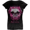 Ladies Metallica Wherever I May Roam Tricou oficial de tricouri pentru femei Fete (Mare) Negru