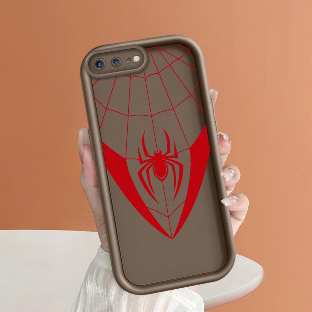 Силиконовый чехол для телефона с квадратной лестницей и рисунком паука для iPhone Samsung Galaxy Xiaomi Redmi POCO HUAWEI Honor, противоударный защитный резиновый чехол