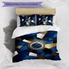 Set Biancheria da Letto 3 Pezzi Stampato FC Club Brugge Traspirante Copripiumino con Federe Biancheria da Letto Decorativa per Camera da Letto Casa