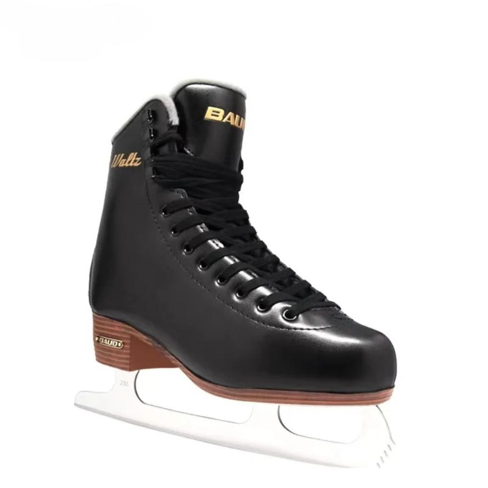 Genuine Leather Ice Figure Speed Skates Shoes, Waterproof, Professional Thermal Warm, Thicken with Ice Blade for Kids and Adult
